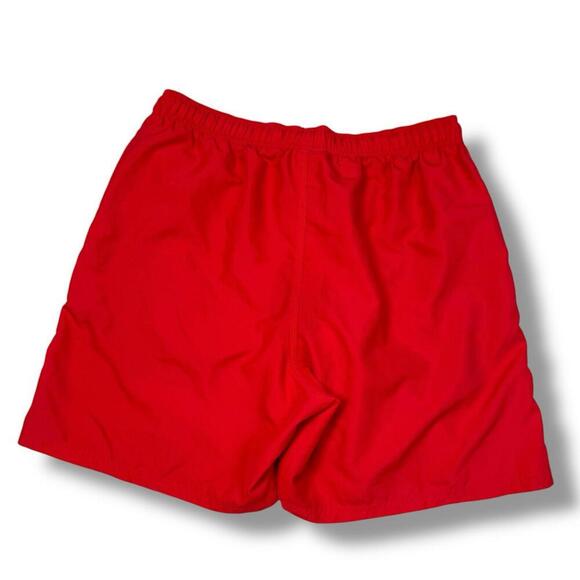 Nike Red Swim Trunks Men’s Size L Mesh Lined Board Shorts Drawstring Y2K Casual - Picture 6 of 11